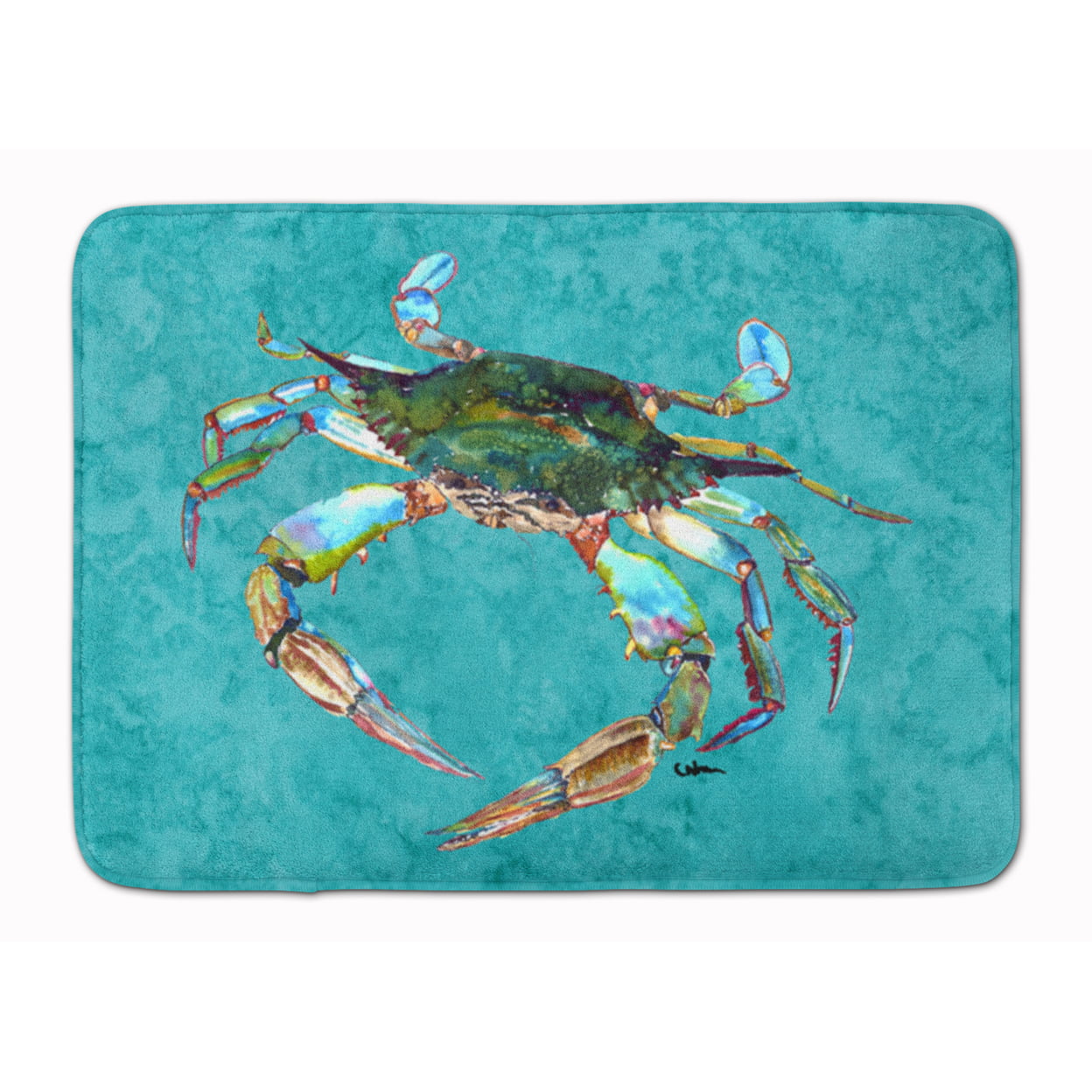 8657-RUG Crab Machine Washable Memory Foam Mat