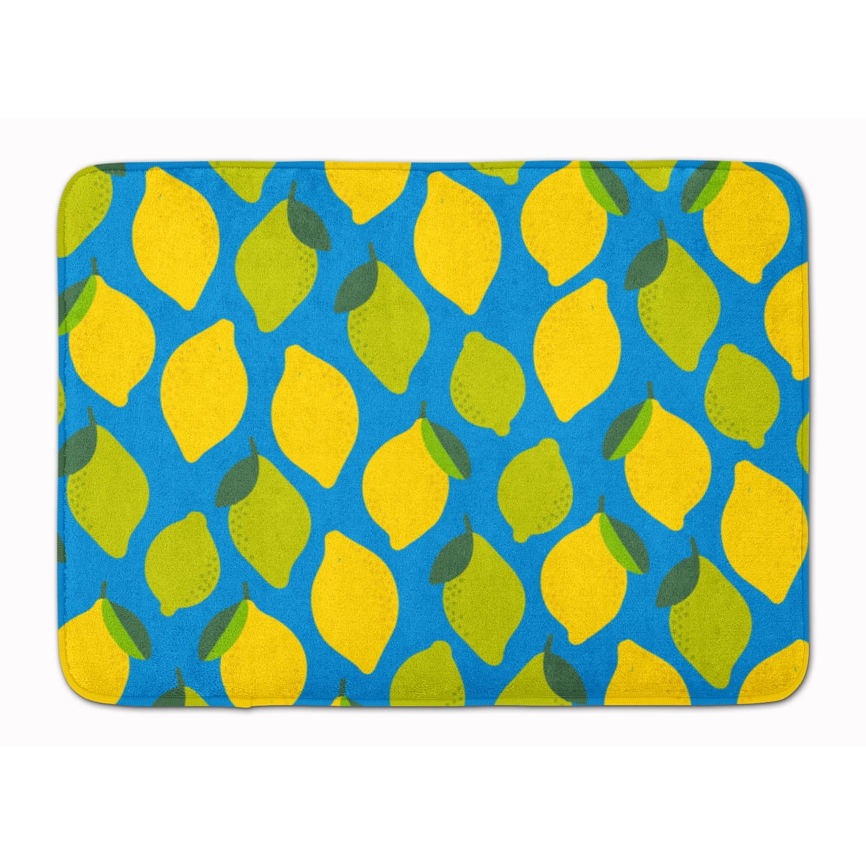 BB5150RUG Lemons & Limes Machine Washable Memory Foam Mat