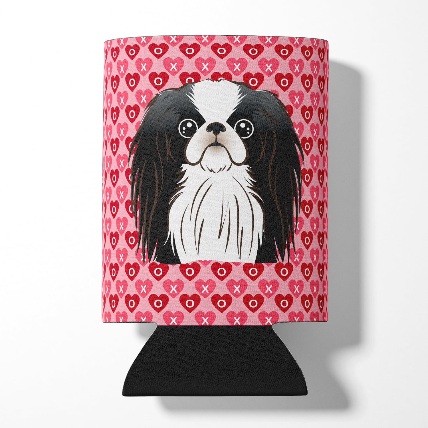 Picture of Carolines Treasures BB5300CC Japanese Chin Hearts Can or Bottle Hugger