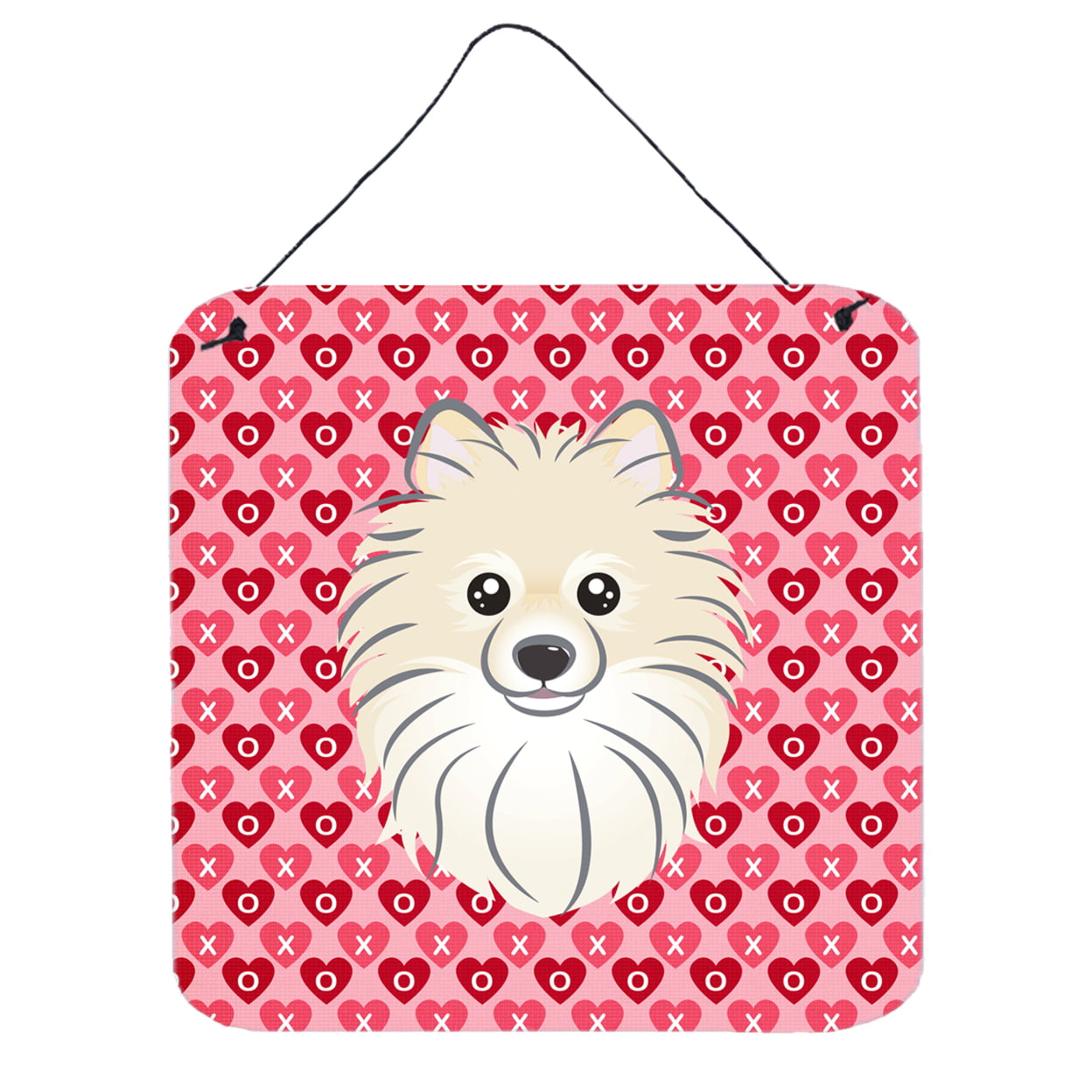 Pomeranian Hearts Wall or Door Hanging Prints