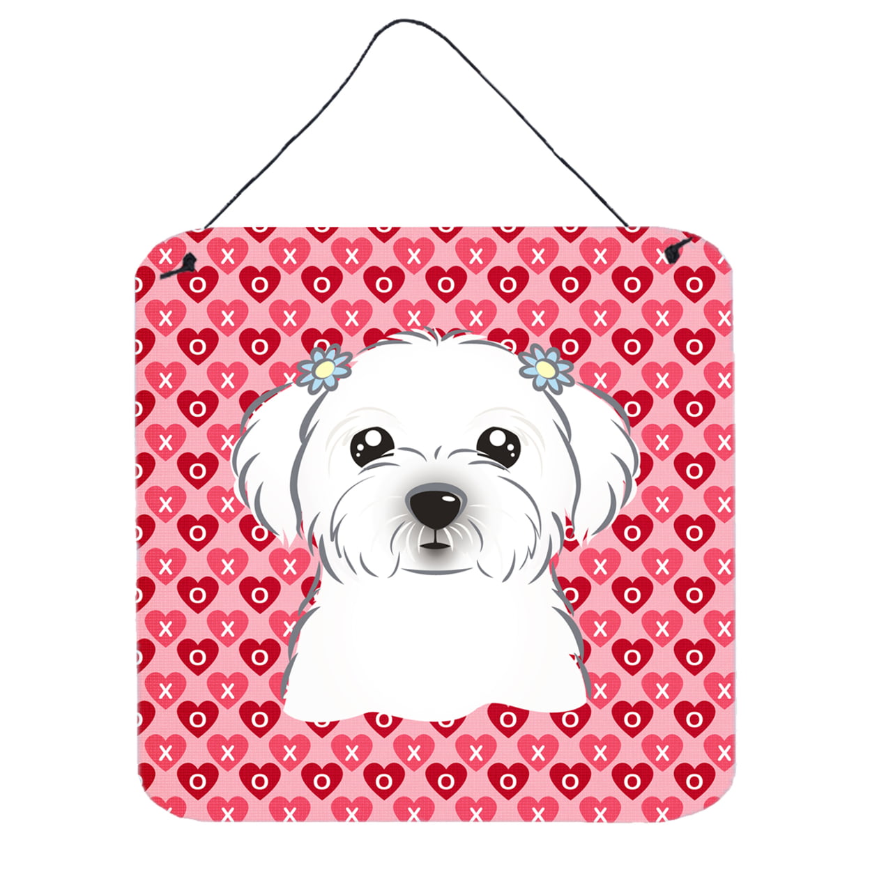 Maltese Hearts Wall or Door Hanging Prints