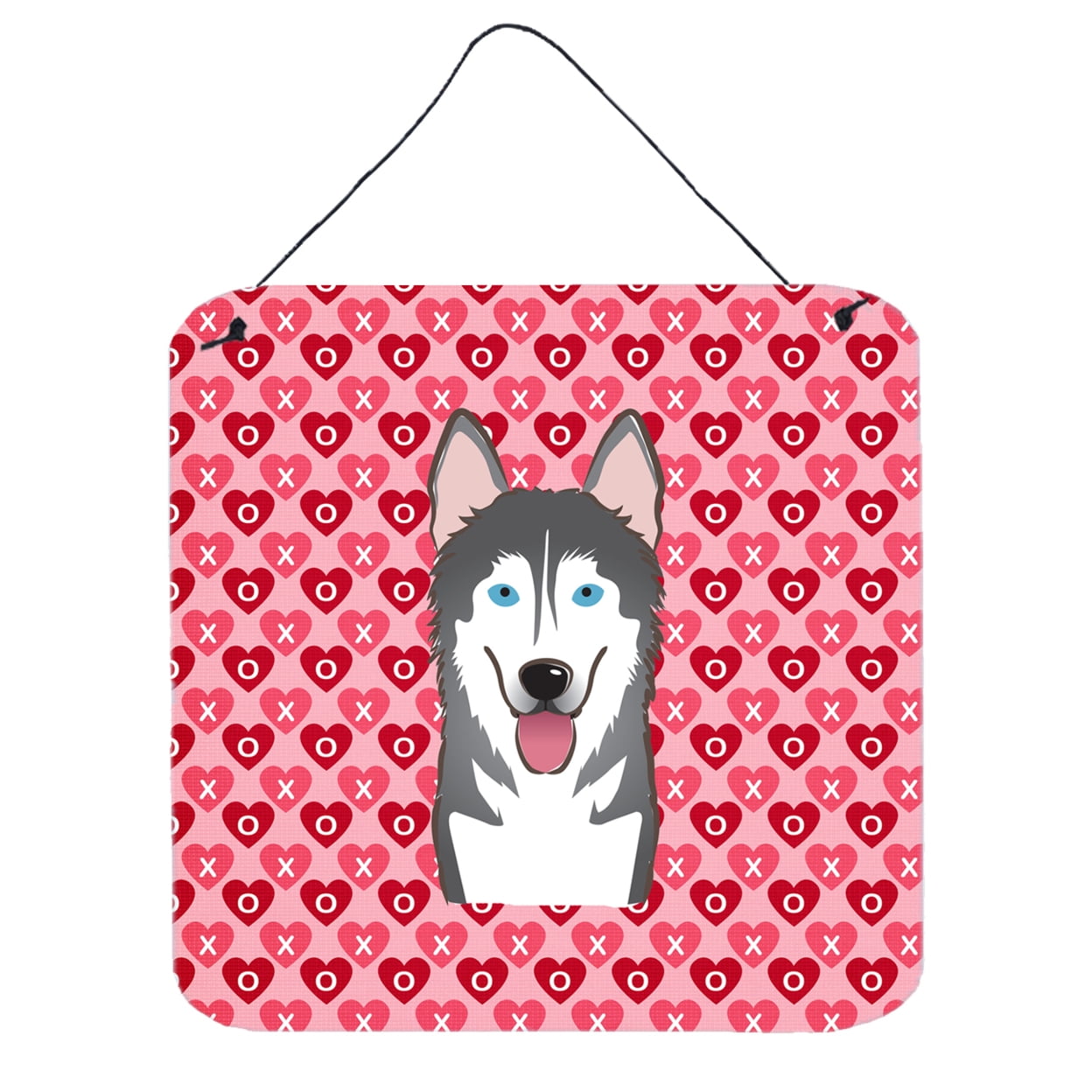 Alaskan Malamute Hearts Wall or Door Hanging Prints