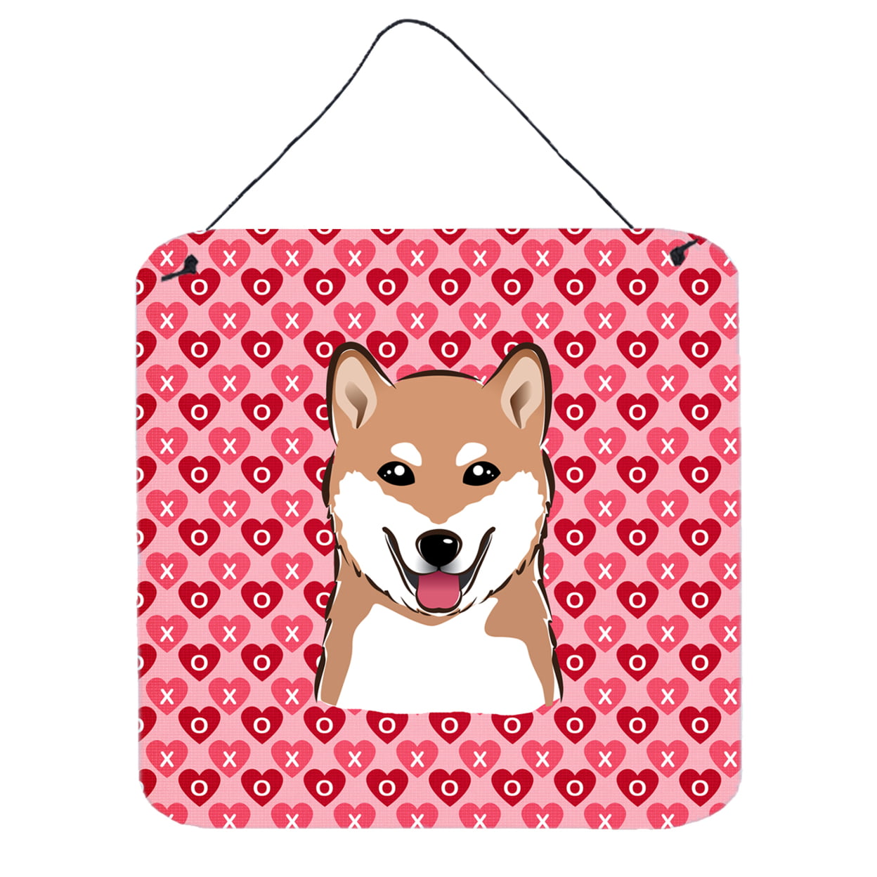 Shiba Inu Hearts Wall or Door Hanging Prints