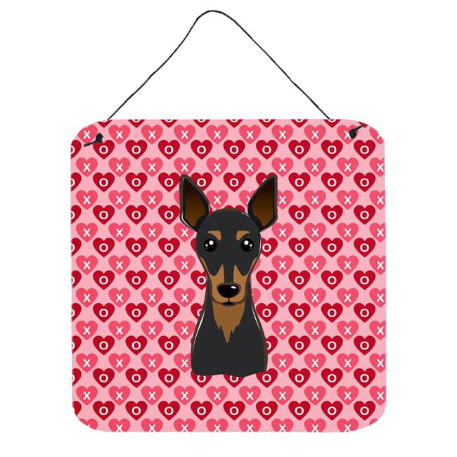 Min Pin Hearts Wall or Door Hanging Prints