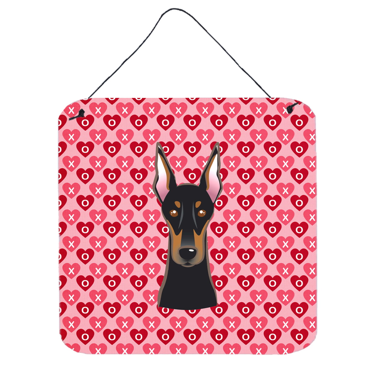 Doberman Pinscher Hearts Wall or Door Hanging Prints