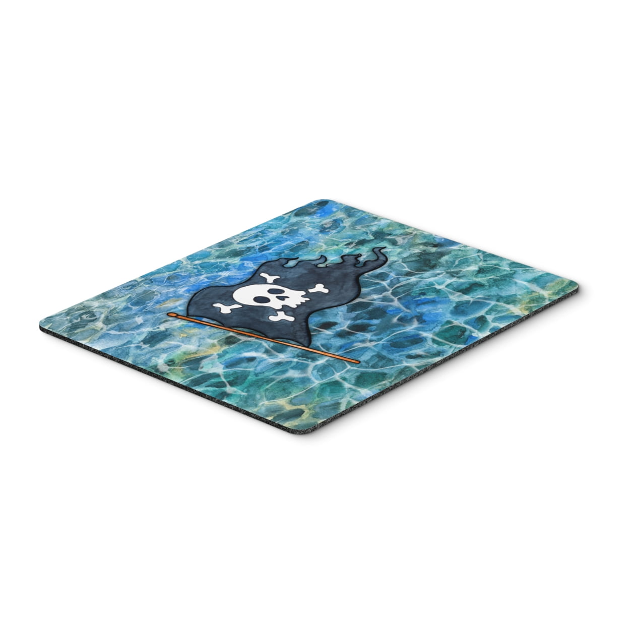 Pirate Flag Mouse Pad, Hot Pad or Trivet