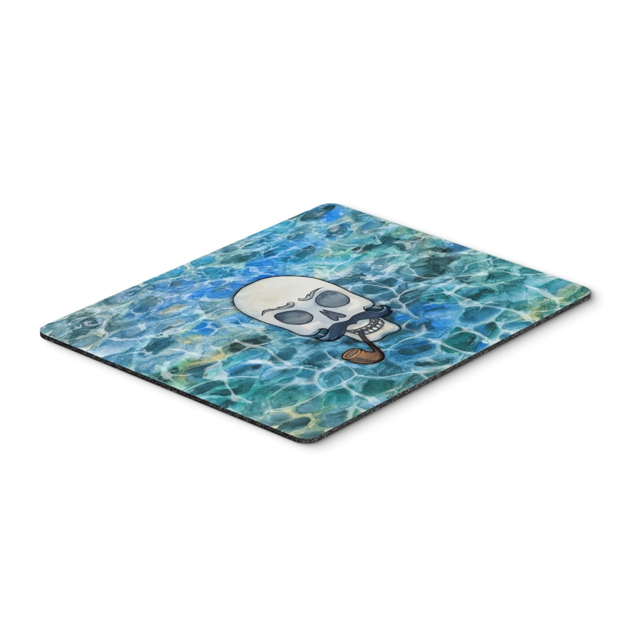 Skeleton Skull Pirate Mouse Pad, Hot Pad or Trivet