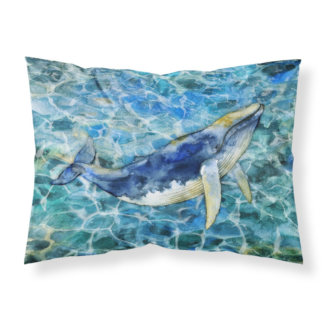 BB5336PILLOWCASE Humpback Whale Fabric Standard Pillowcase
