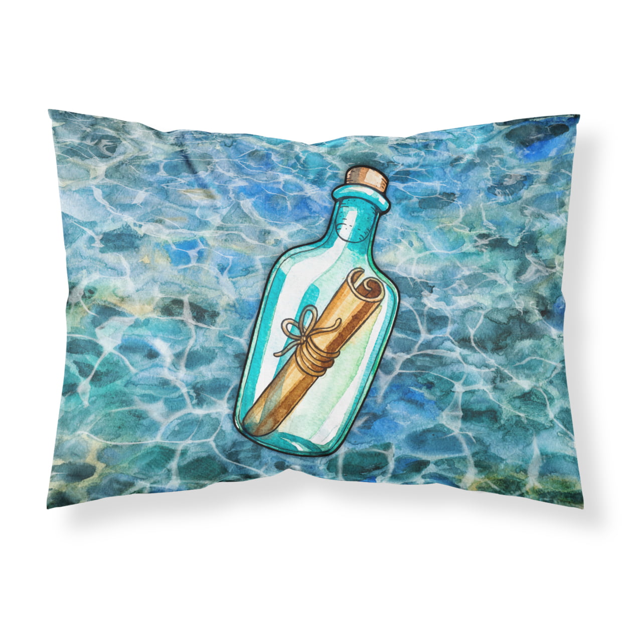 BB5343PILLOWCASE Messag in a Bottle Fabric Standard Pillowcase