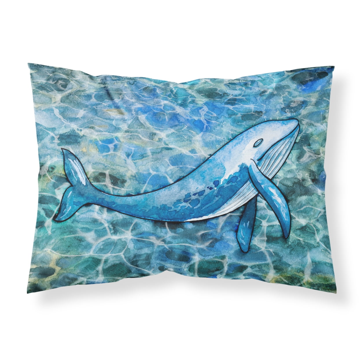 Humpback Whale Fabric Standard Pillowcase