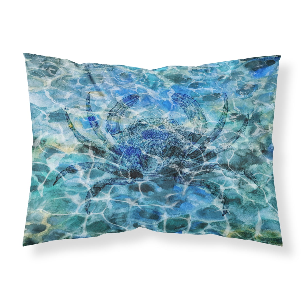 Crab Under Water Fabric Standard Pillowcase