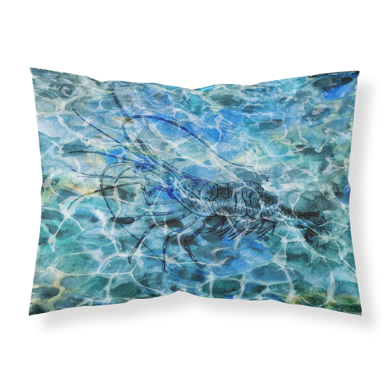 Shrimp Under Water Fabric Standard Pillowcase