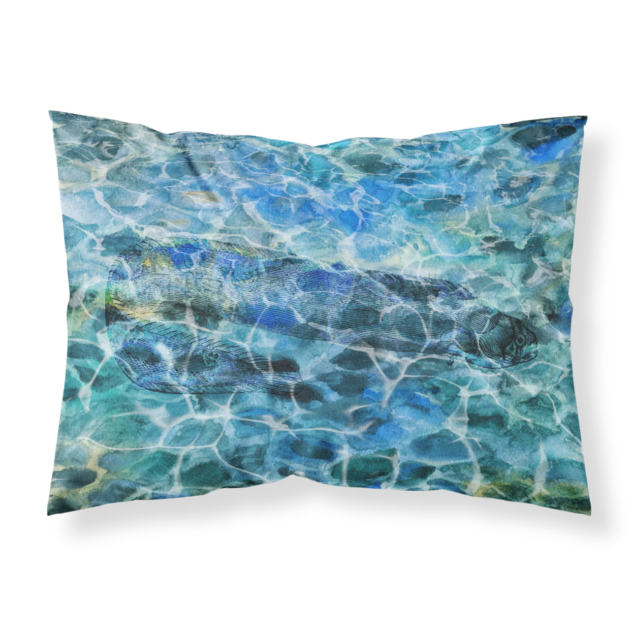 Eel Under Water Fabric Standard Pillowcase