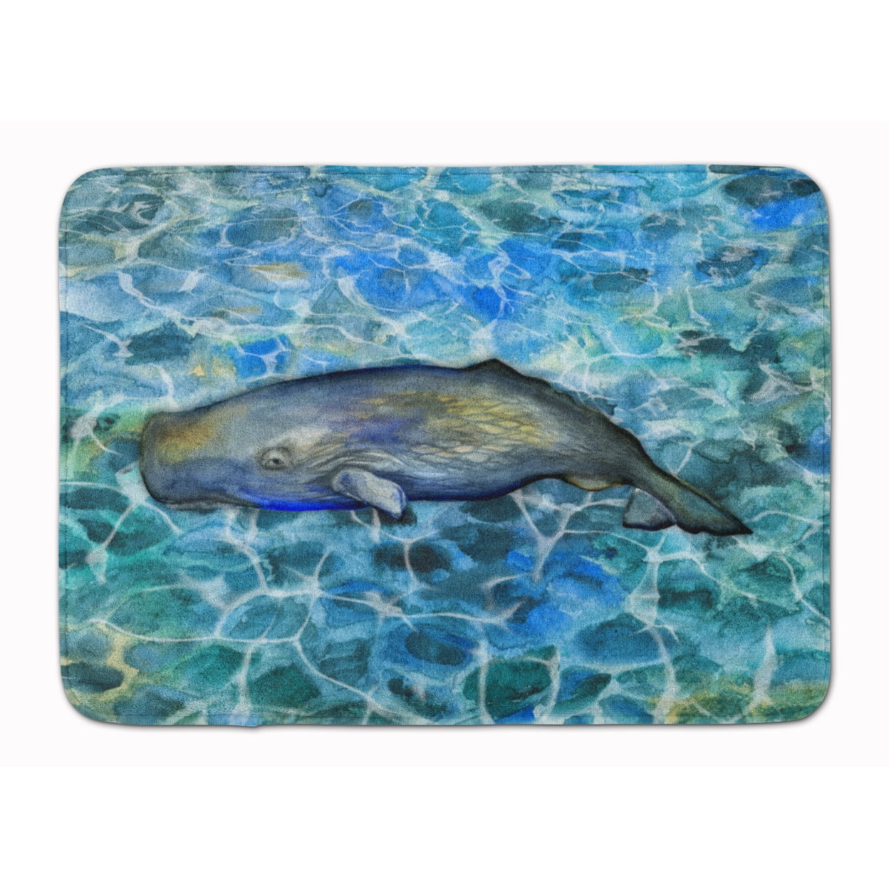BB5338RUG Sperm Whale Cachalot Machine Washable Memory Foam Mat
