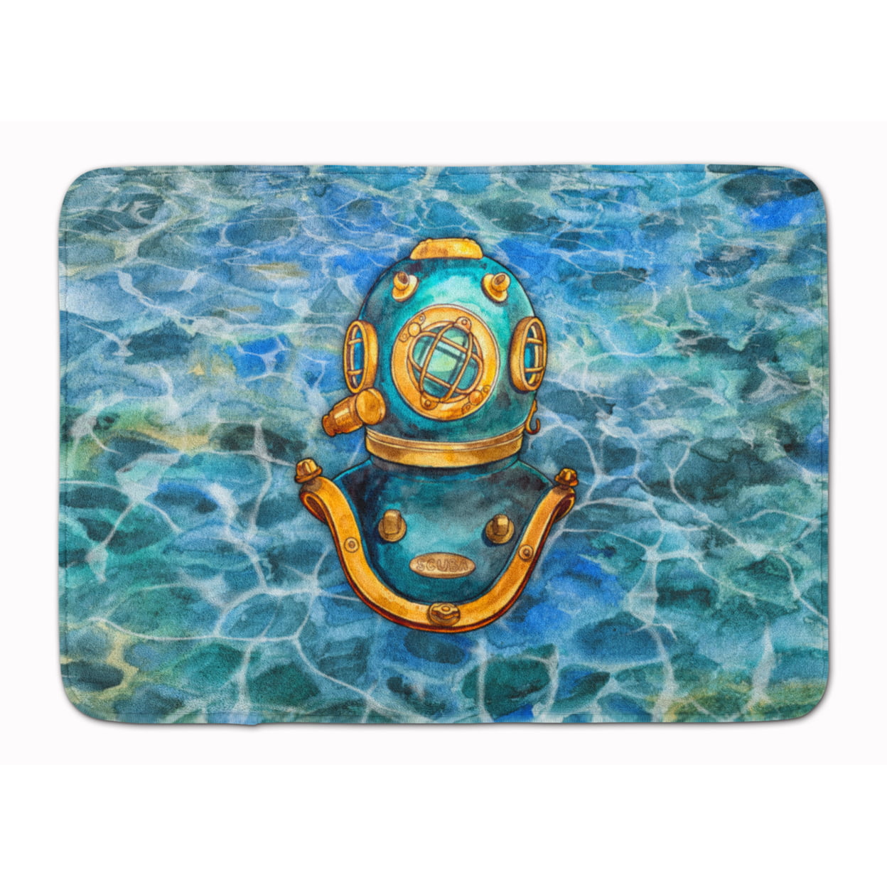 BB5355RUG Deep Sea Diving Helmet Machine Washable Memory Foam Mat