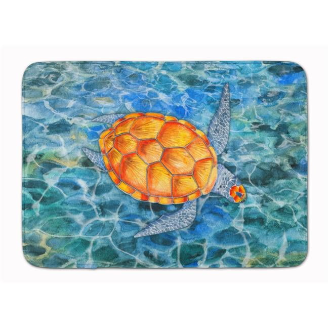 BB5364RUG Sea Turtle Machine Washable Memory Foam Mat