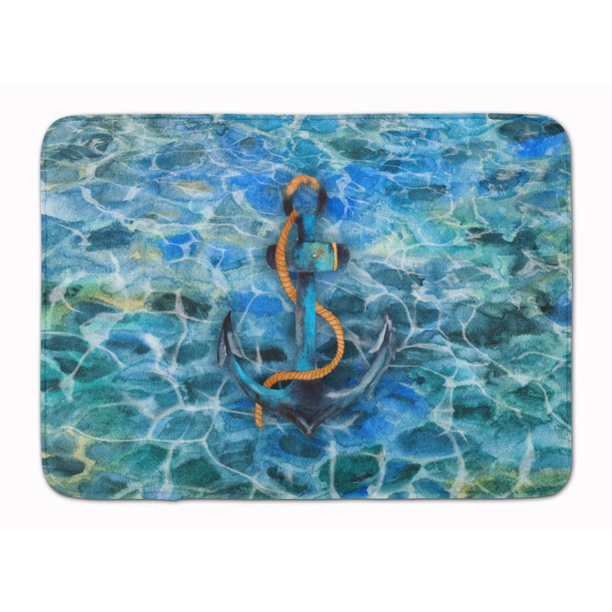 BB5370RUG Anchor & Rope Machine Washable Memory Foam Mat
