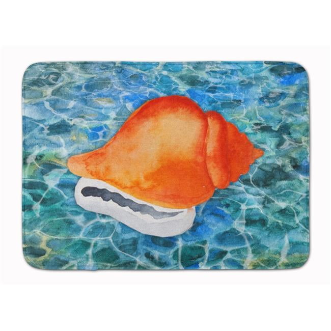 BB5371RUG Sea Shell Machine Washable Memory Foam Mat