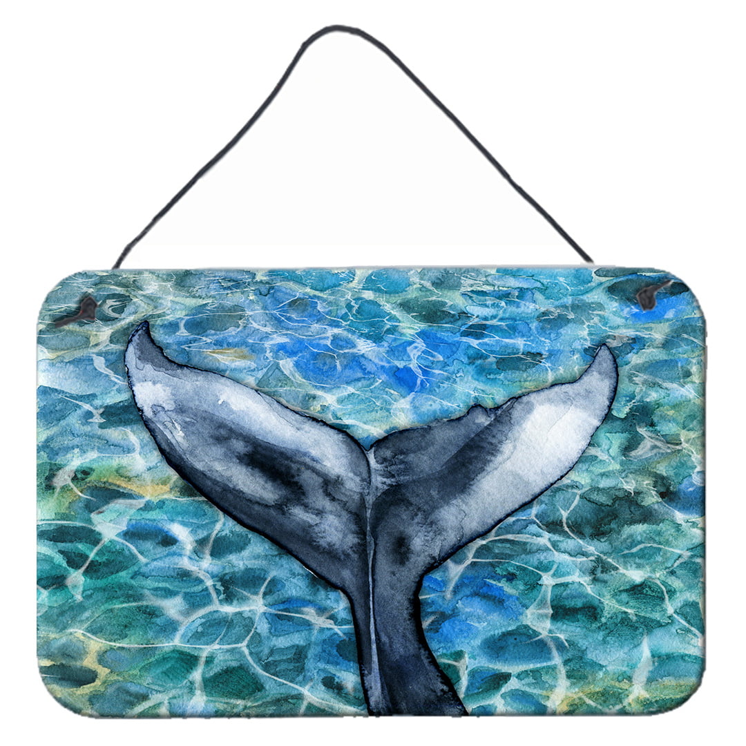 BB5337DS812 Whale Tail Wall or Door Hanging Prints