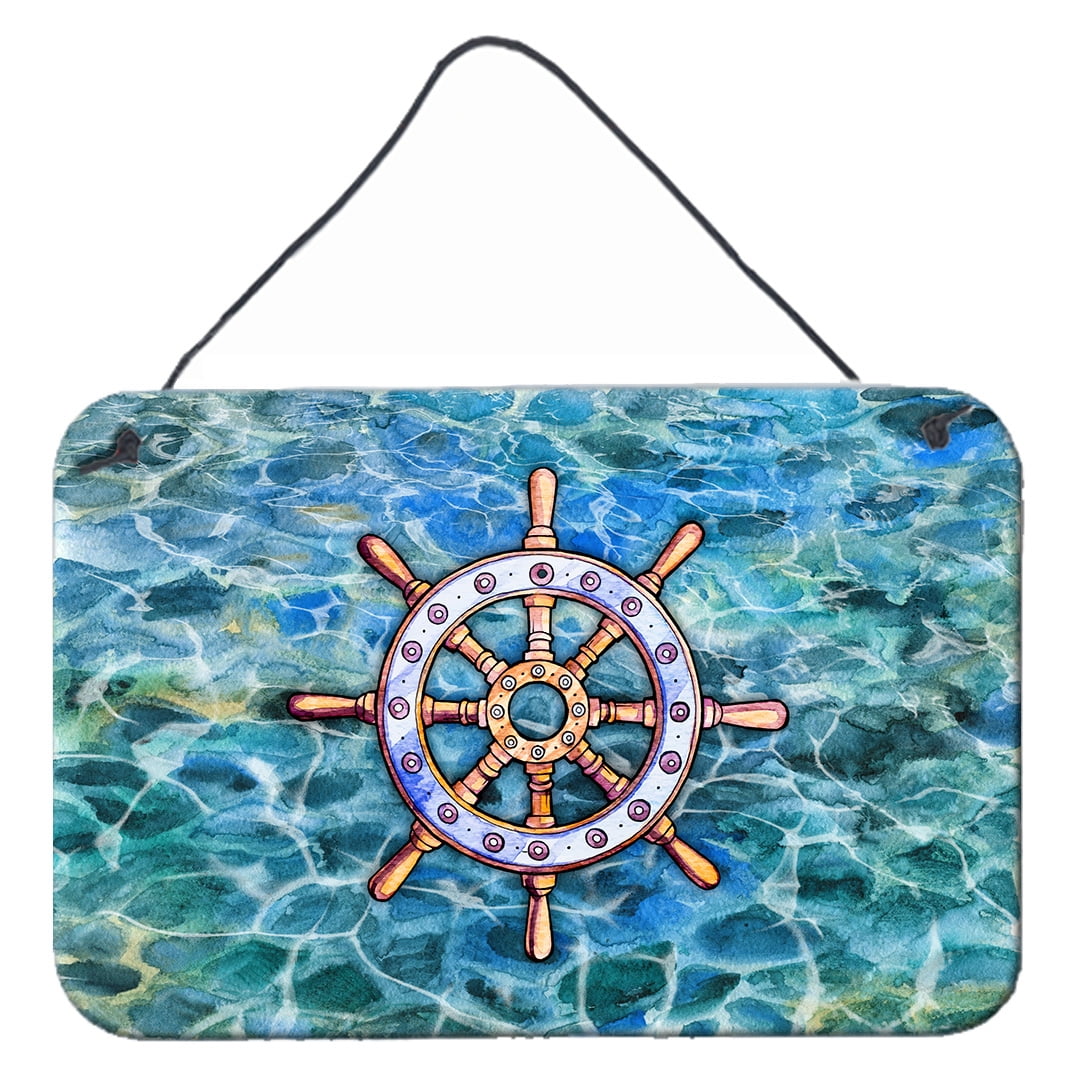 Steering Wheel Helm Wall or Door Hanging Prints
