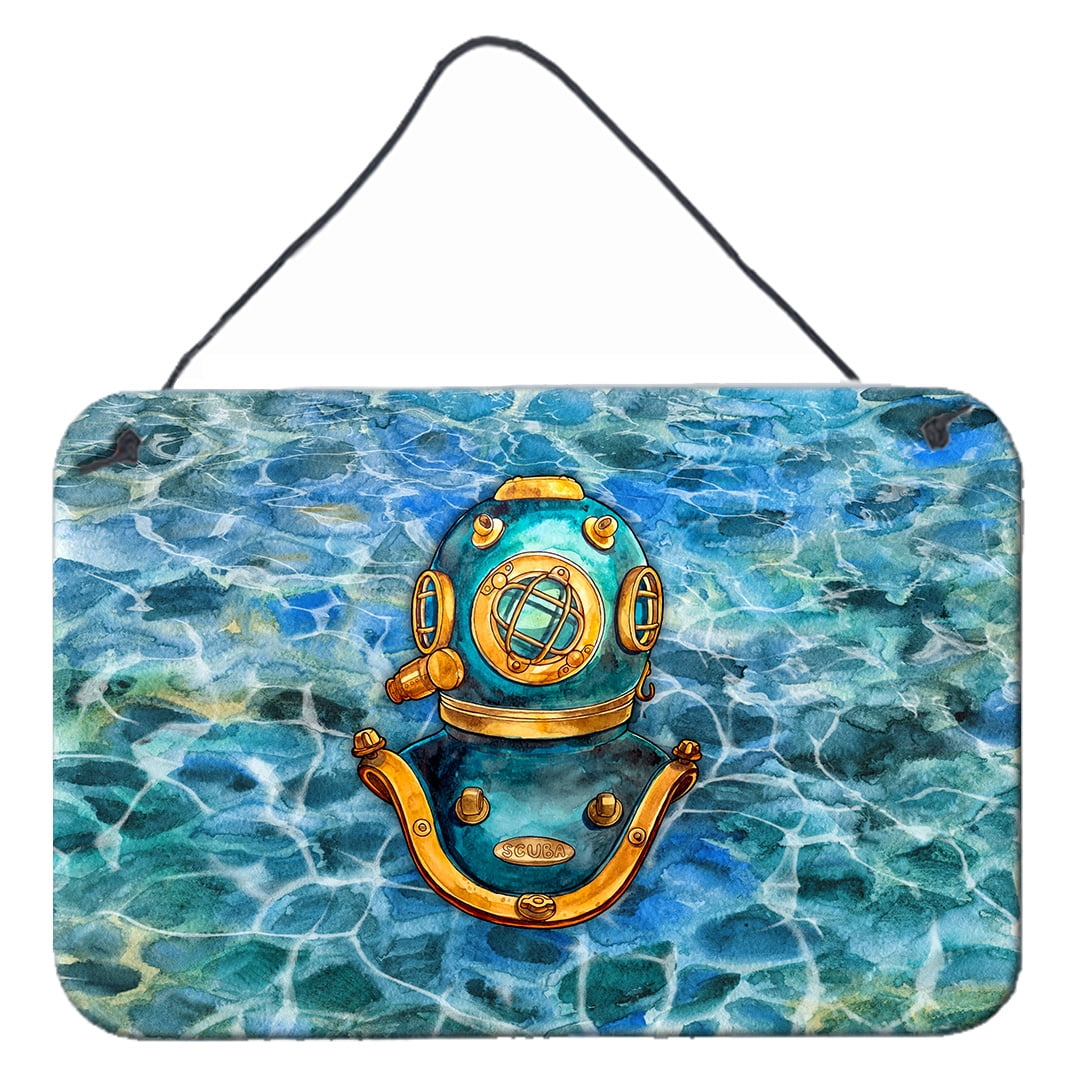 Deep Sea Diving Helmet Wall or Door Hanging Prints