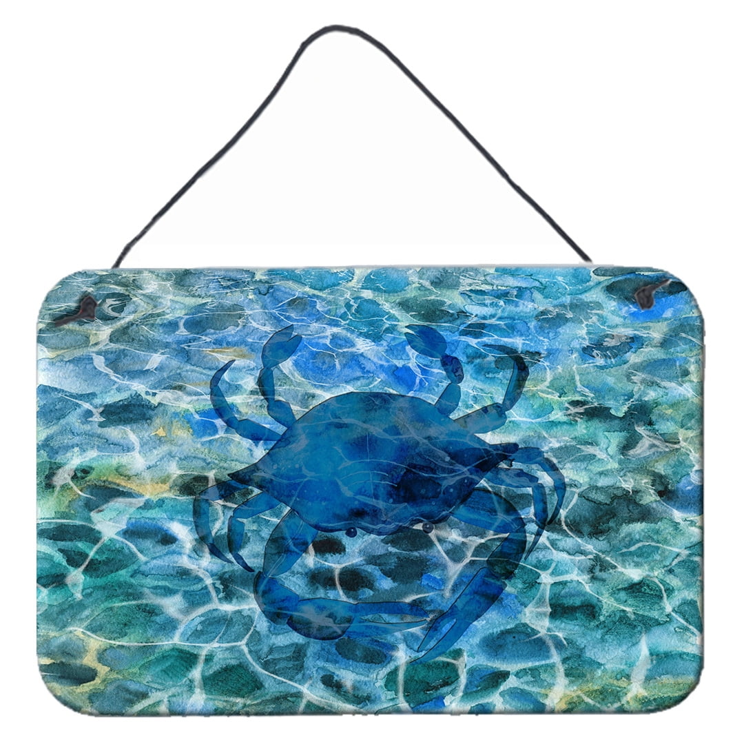 Blue Crab Under Water Wall or Door Hanging Prints