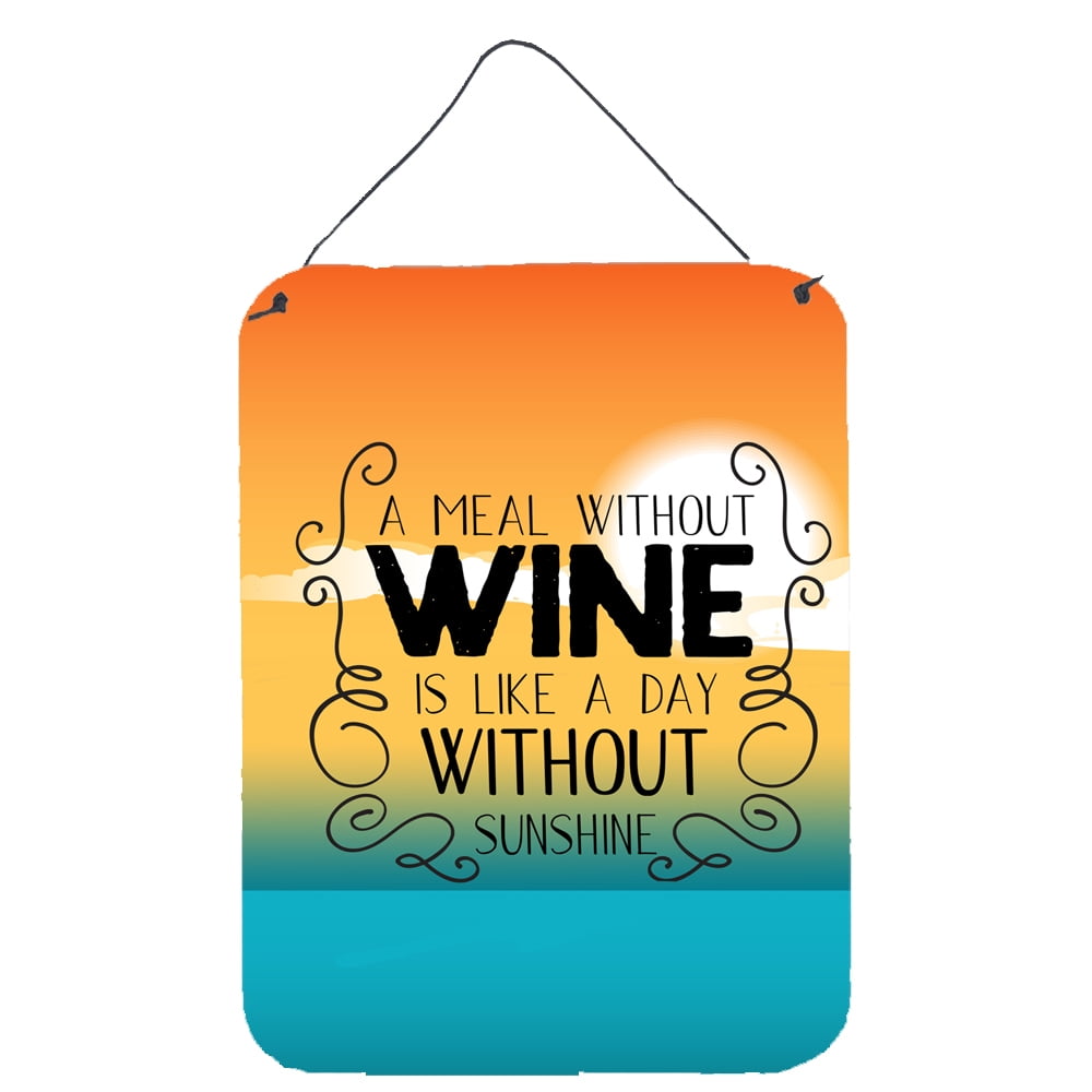 A Meal without Wine Sign Wall or Door Hanging Prints