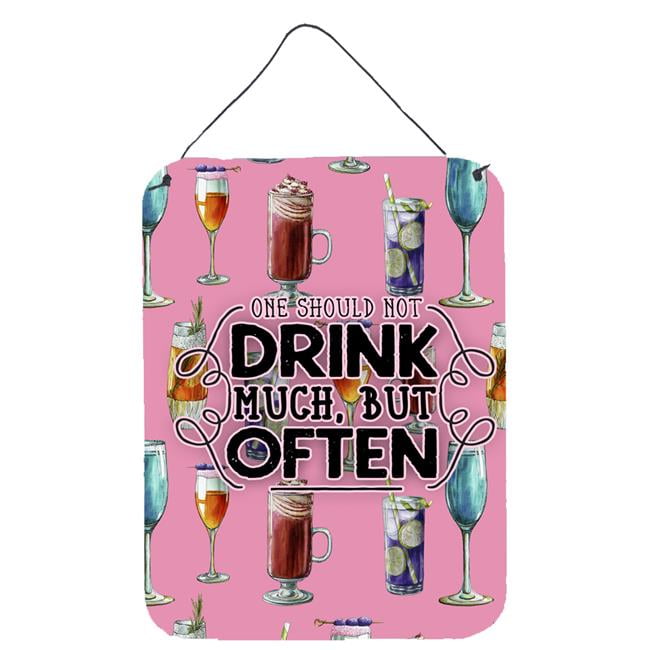 Coctails Drink Often Sign Wall or Door Hanging Prints
