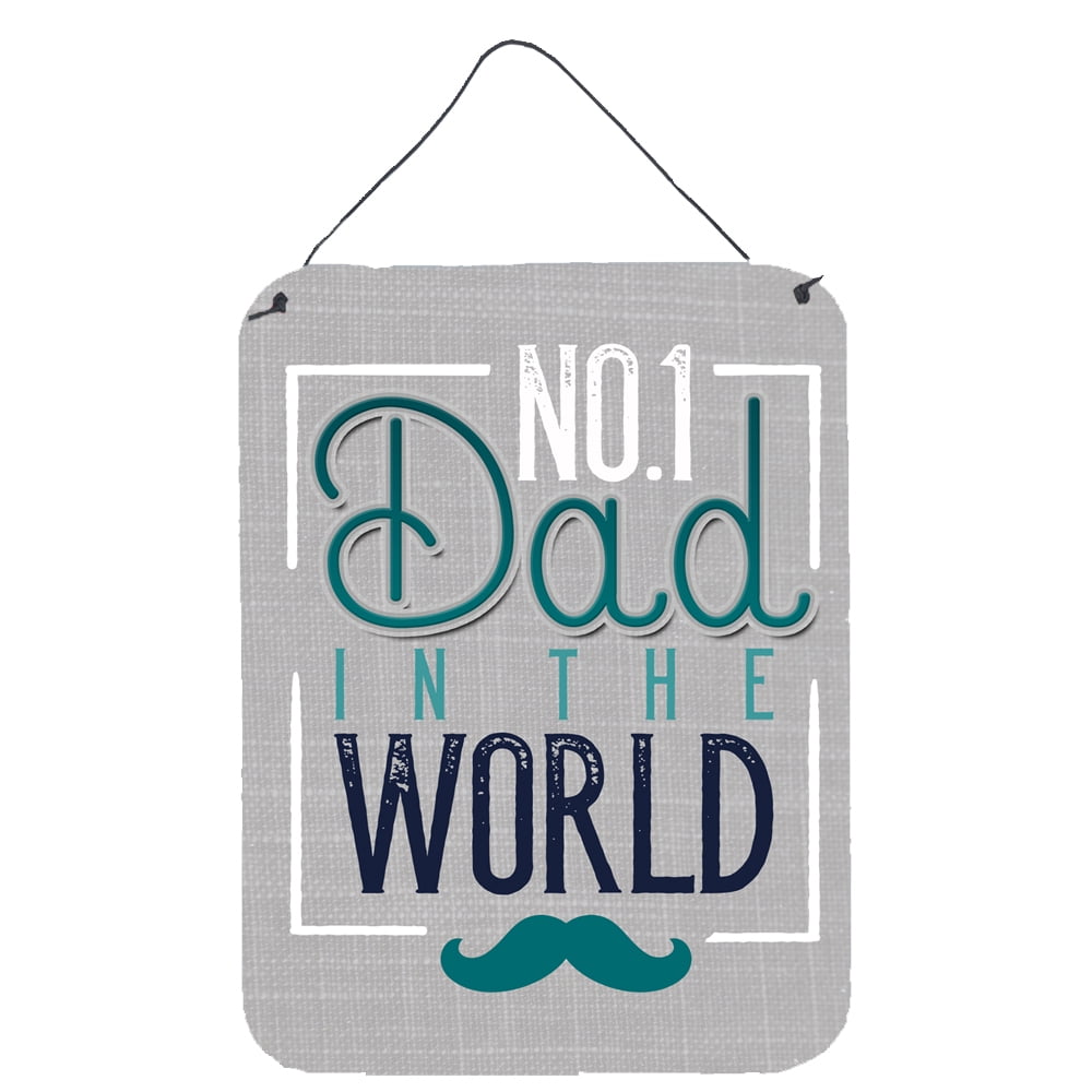 No 1 Dad in the World Wall or Door Hanging Prints