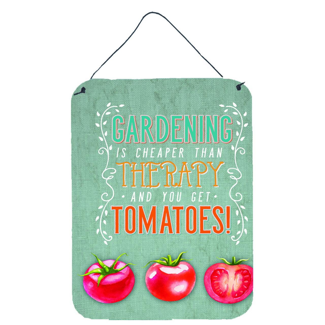 Gardening Therapy & Tomatoes Wall or Door Hanging Prints