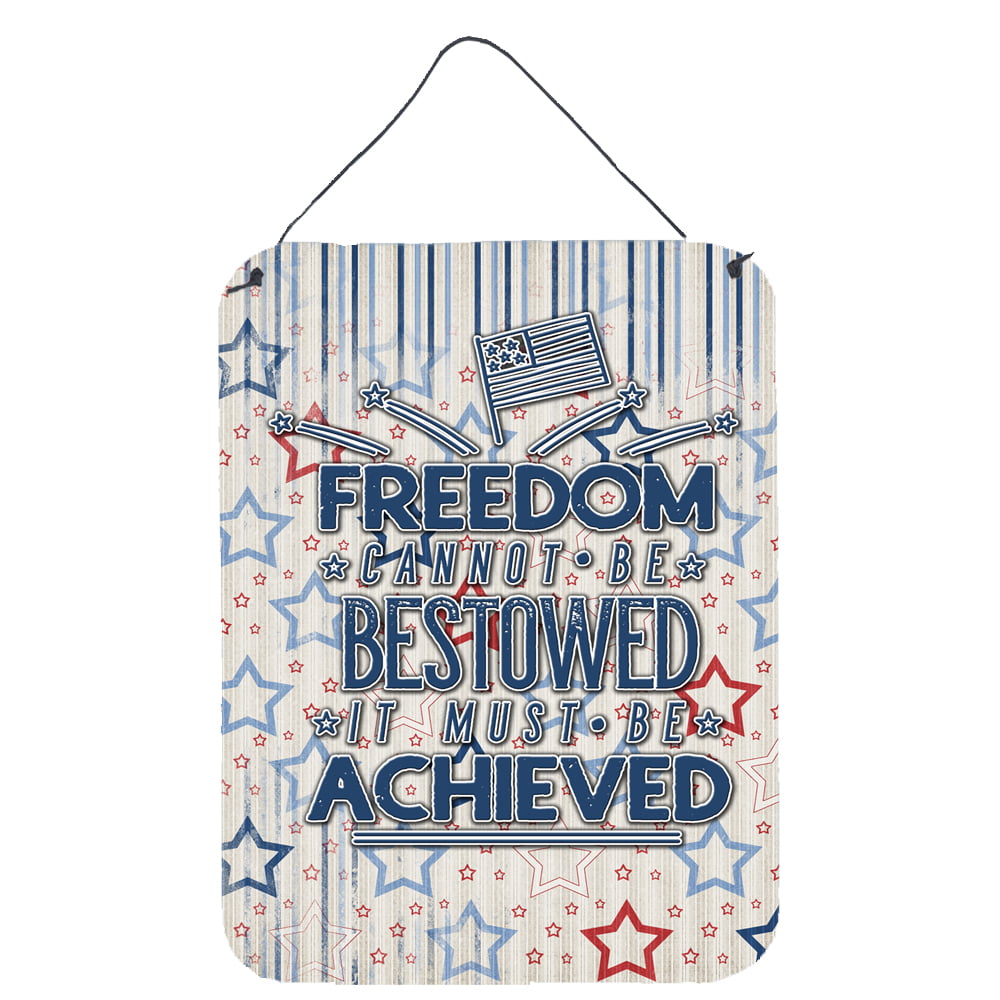 Freedom Must be Achieved Wall or Door Hanging Prints
