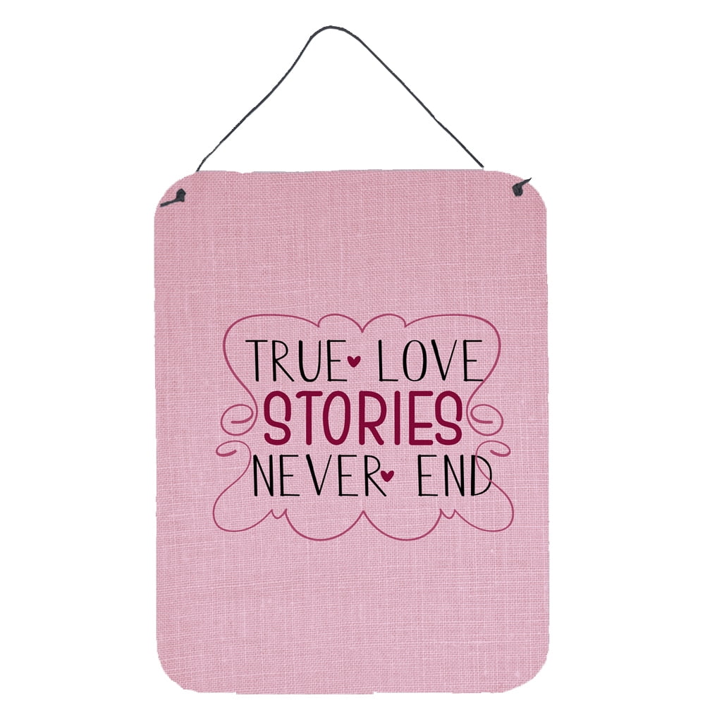True Love Stories Never End Wall or Door Hanging Prints
