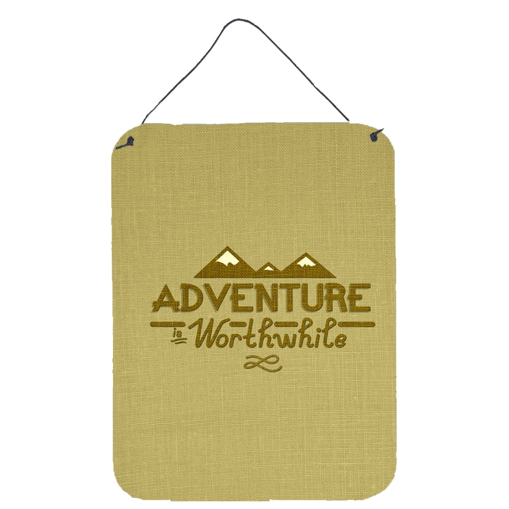 Adventure is Worthwhile Wall or Door Hanging Prints