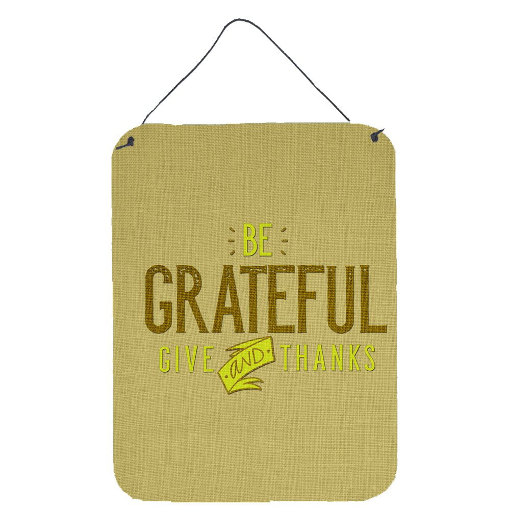 Be Grateful Give Thanks Wall or Door Hanging Prints