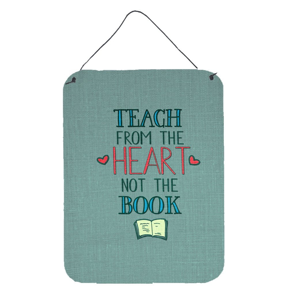 Teach From the Heart Teacher Wall or Door Hanging Prints