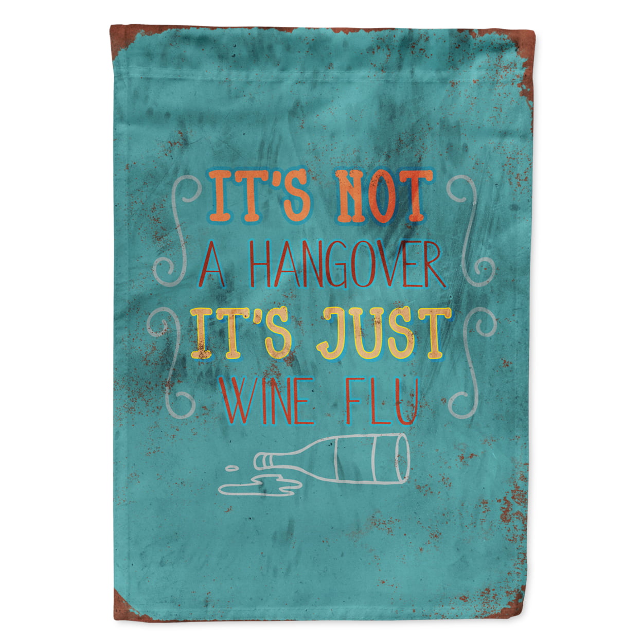 Wine Flu Garden Size Flag