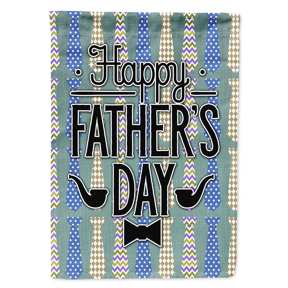 BB5437GF Happy Fathers Day Neckties Garden Size Flag