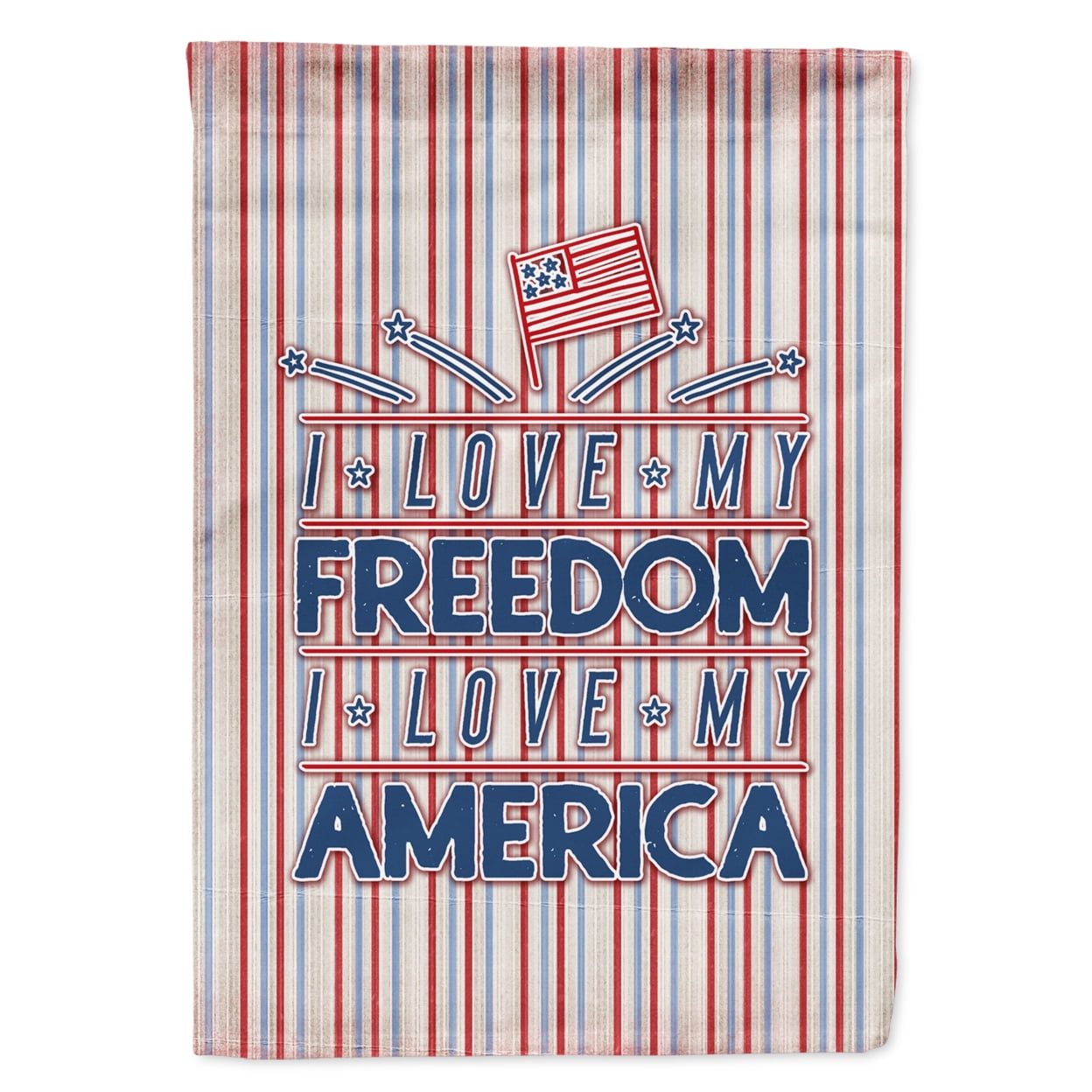 BB5444GF Freedom I Love America Garden Size Flag