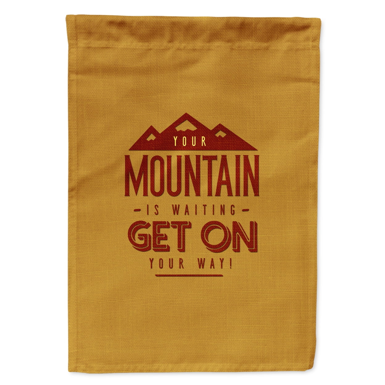 The Mountain is Waiting Garden Size Flag