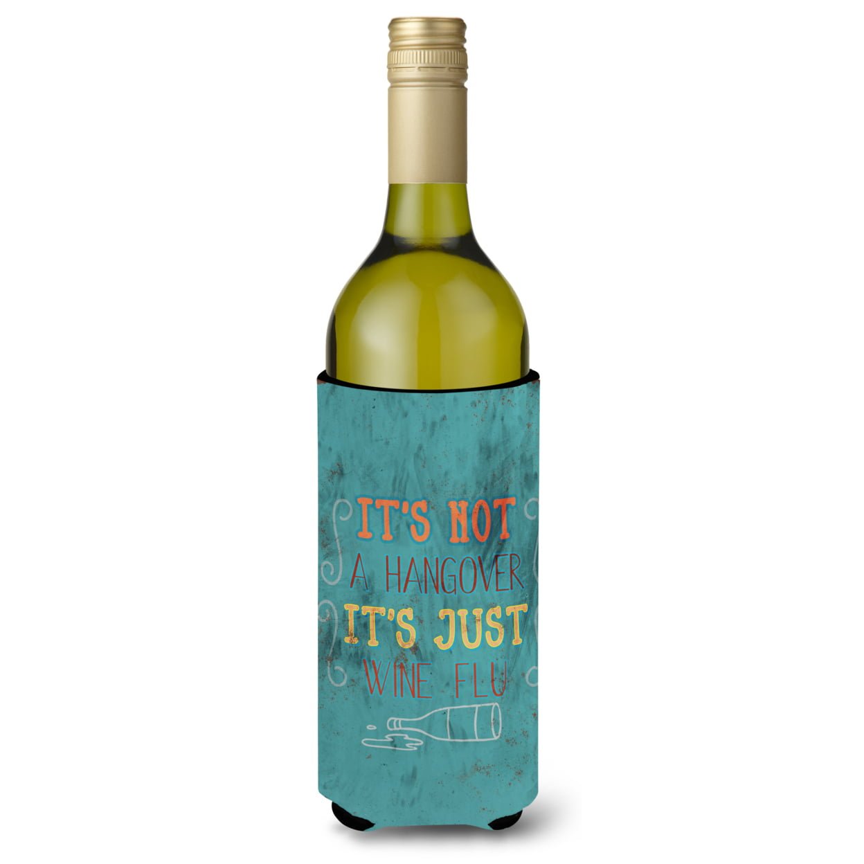 Picture of Carolines Treasures BB5426LITERK Wine Flu Wine Bottle Beverge Insulator Hugger