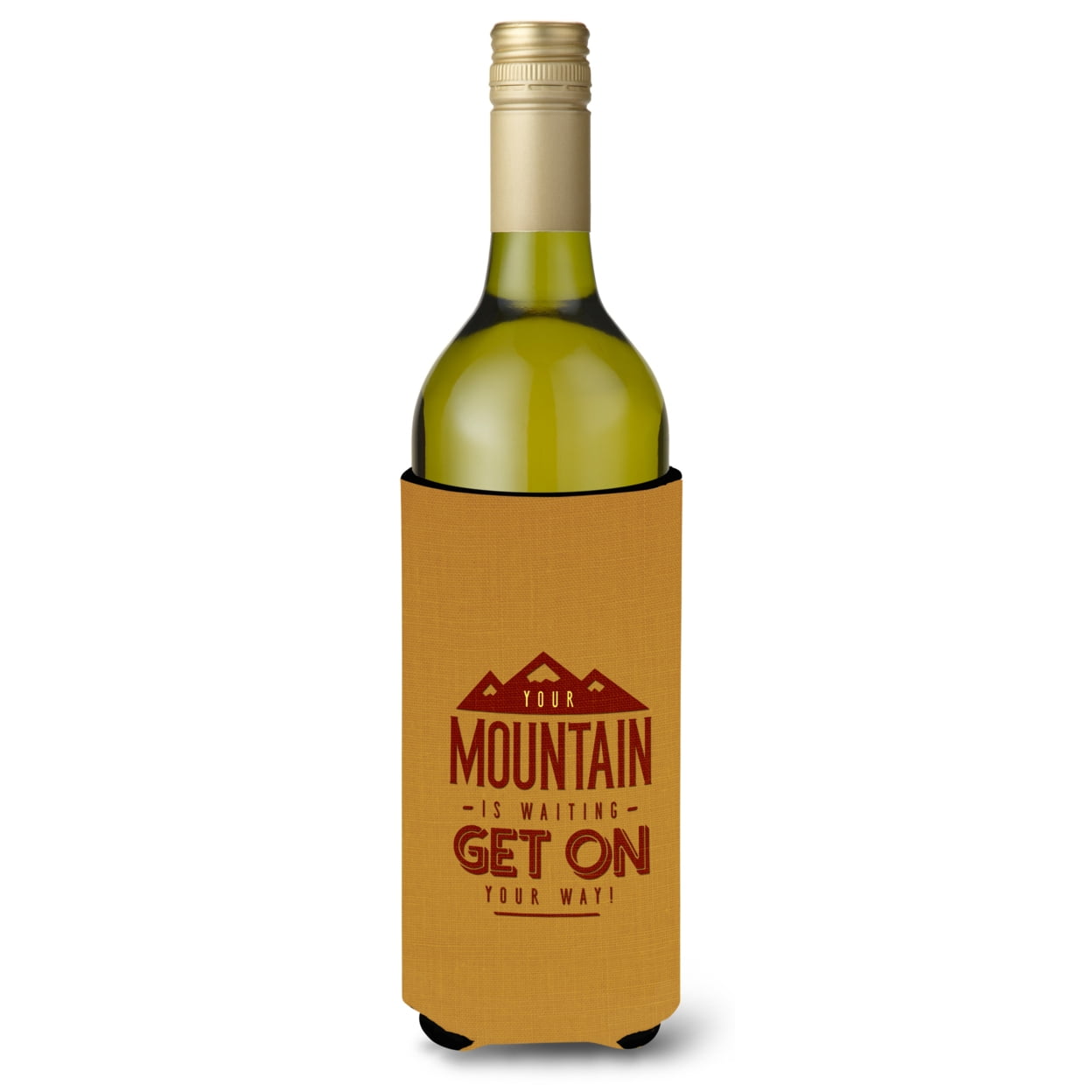 The Mountain is Waiting Wine Bottle Beverge Insulator Hugger