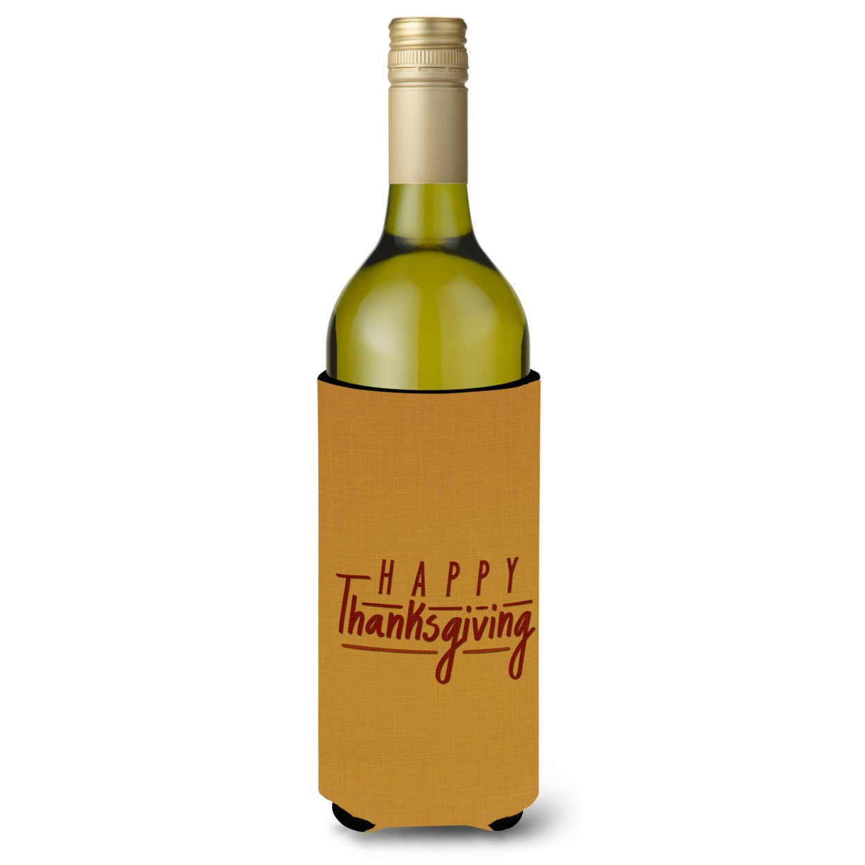 Happy Thanksgiving Wine Bottle Beverge Insulator Hugger