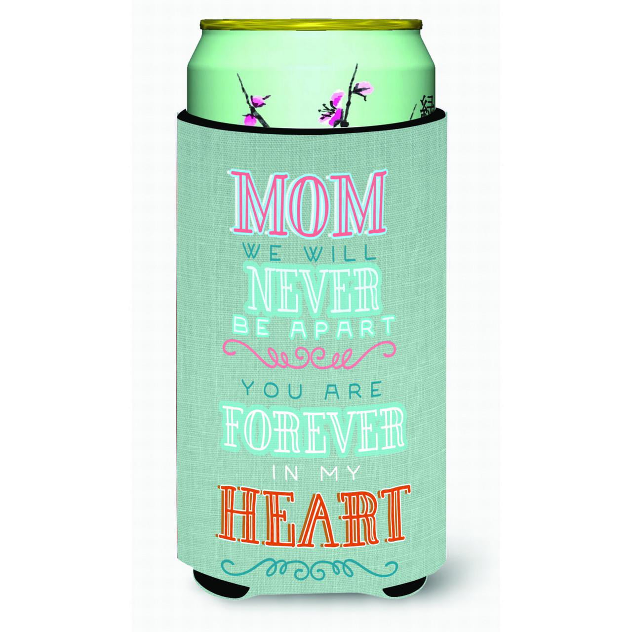 BB5421TBC Mom Forever in My Heart Tall Boy Beverage Insulator Hugger