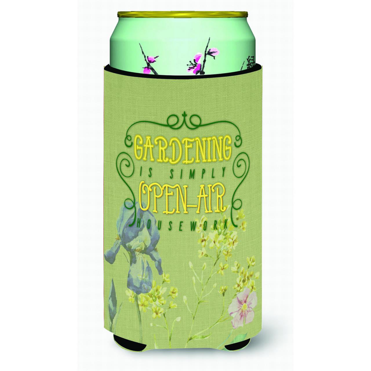 Gardening Open Air Housework Tall Boy Beverage Insulator Hugger