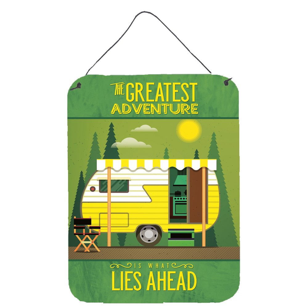 Greatest Adventure Retro Camper Wall or Door Hanging Prints