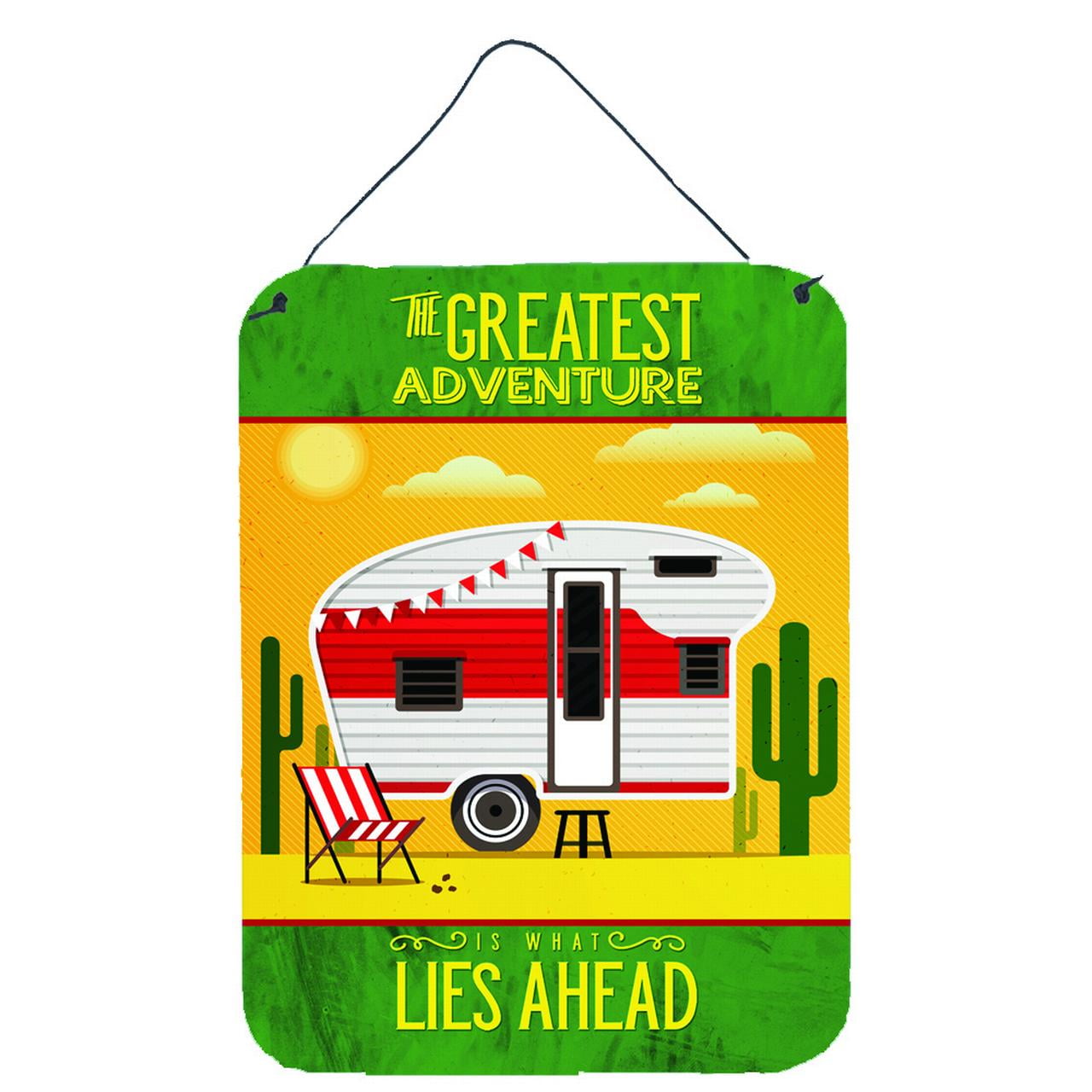 Greatest Adventure Retro Camper Desert Wall or Door Hanging Prints