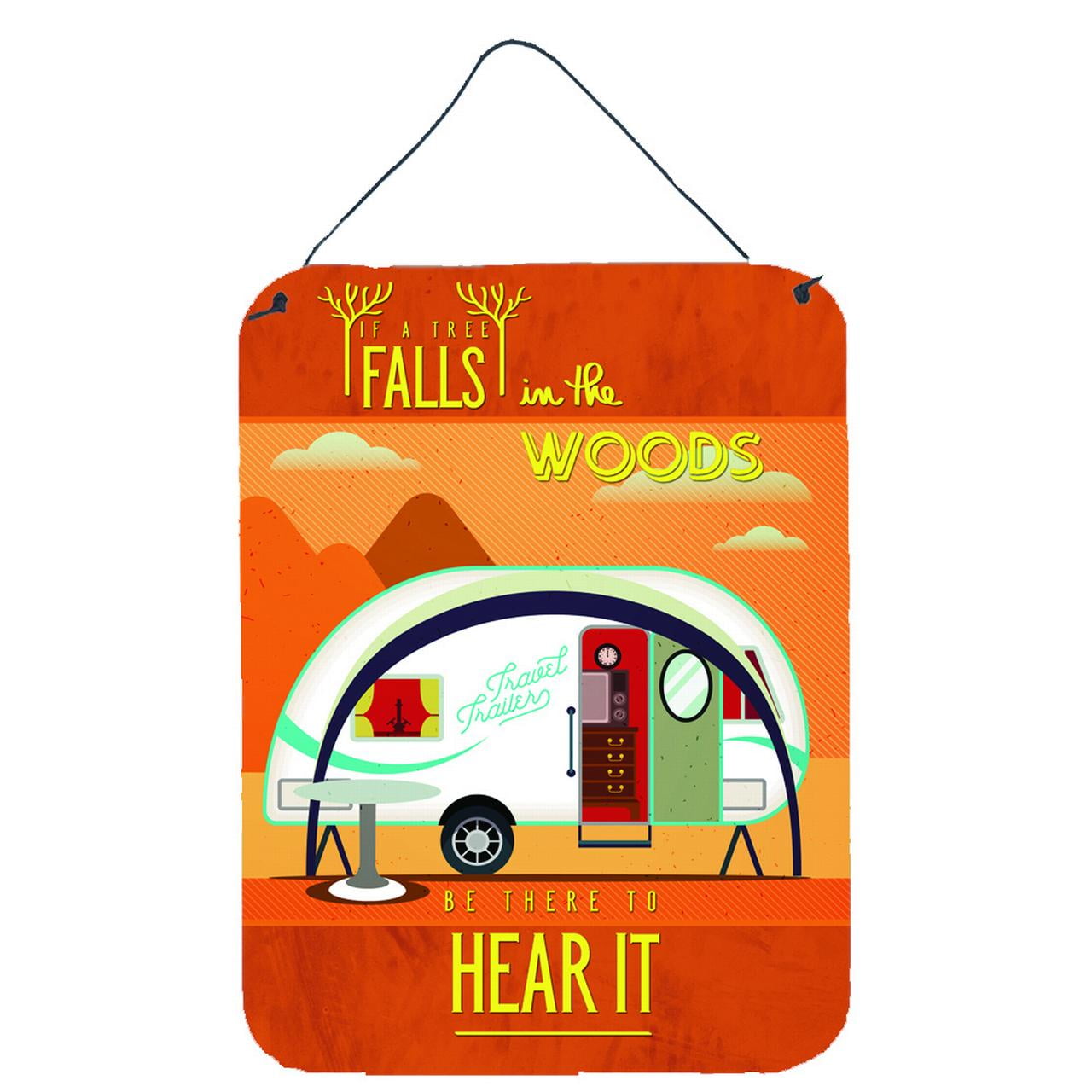 Be in the Woods New Camper Wall or Door Hanging Prints