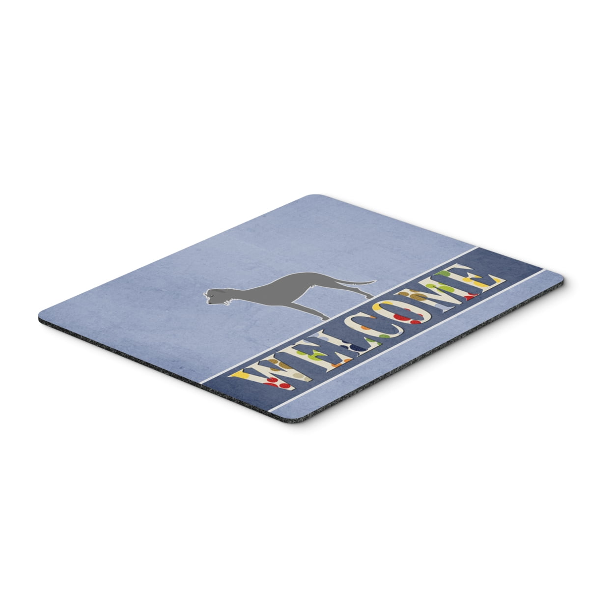 Irish Wolfhound Welcome Mouse Pad, Hot Pad or Trivet