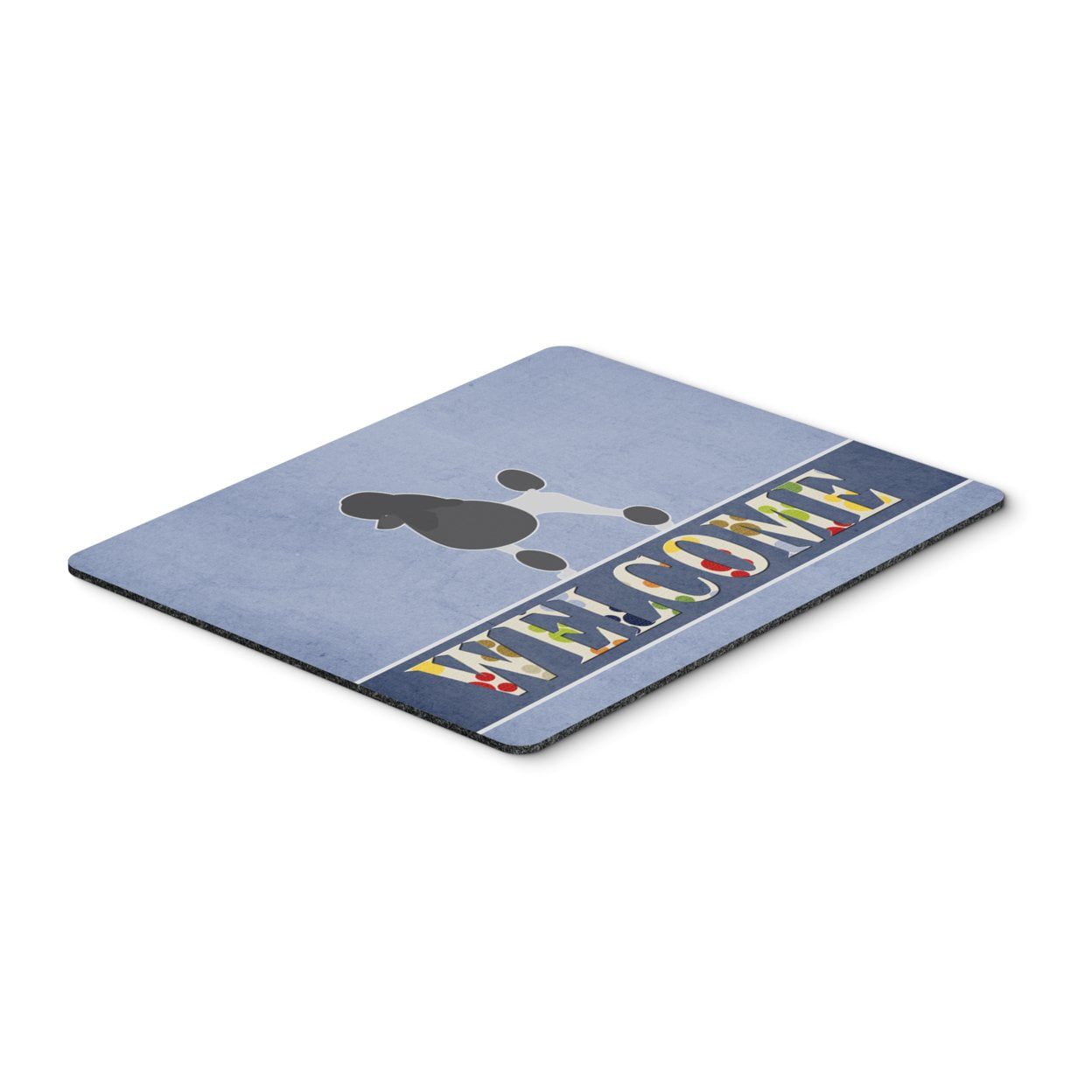 Poodle Welcome Mouse Pad, Hot Pad or Trivet