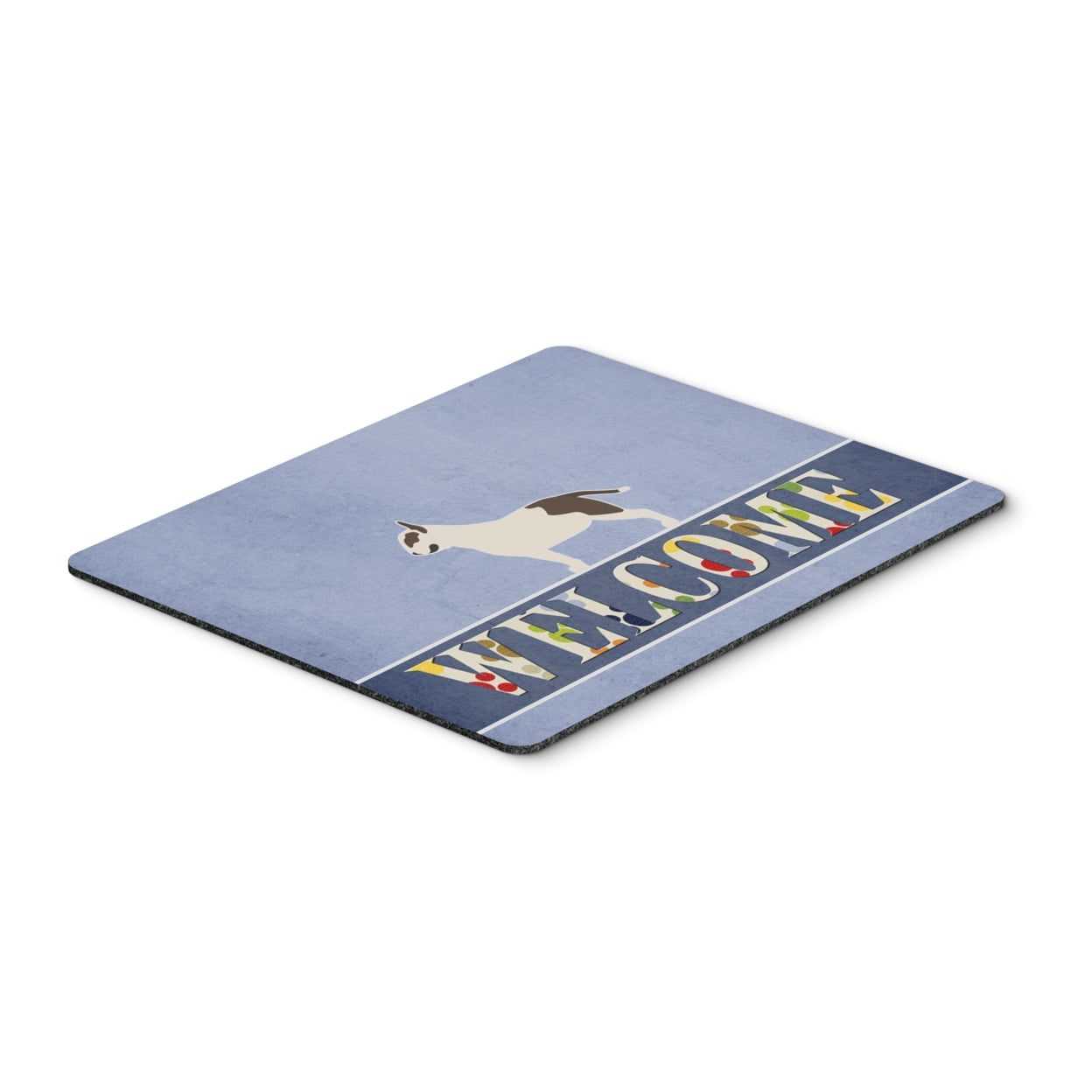 Bull Terrier Welcome Mouse Pad, Hot Pad or Trivet